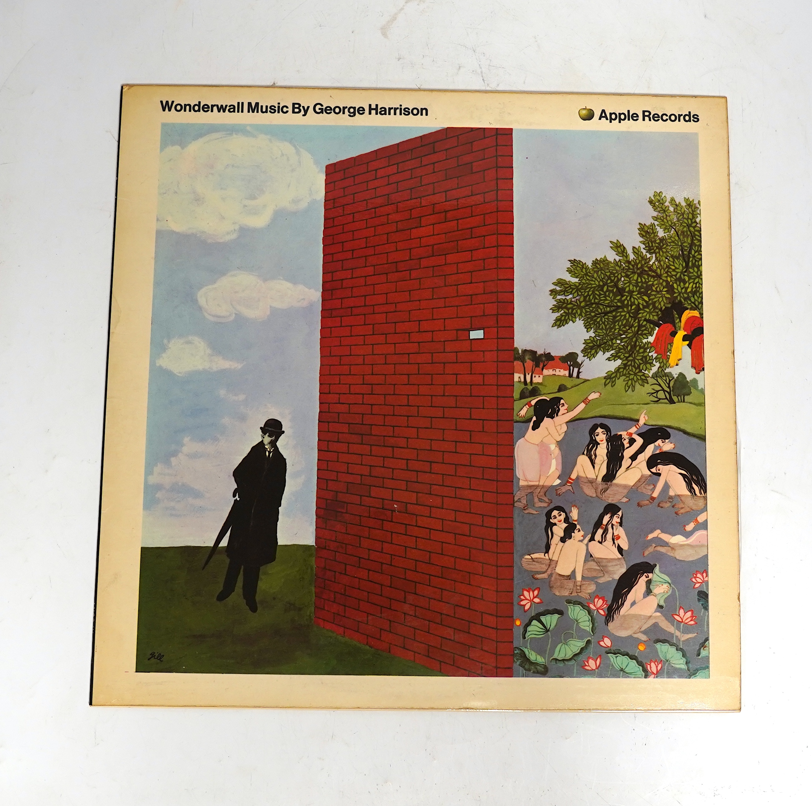 George Harrison; Wonderwall Music on Apple label APCOR1, with insert sheet (missing inner sleeve)